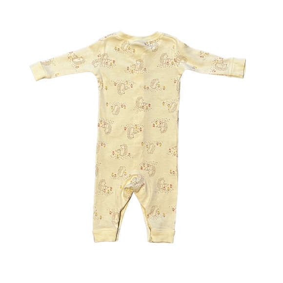 Girls 3-6M Hedgehog Onesie Pajama - Picture 2 of 2